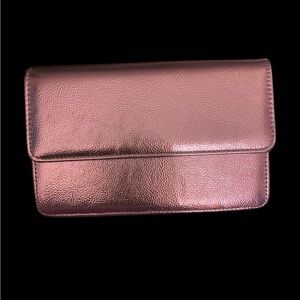 Elegant Pink Metallic Clutch